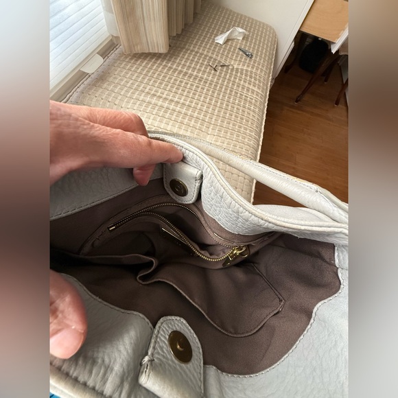 J. Crew Convertible Teddy Hobo in Pebble Grey - Picture 4 of 8